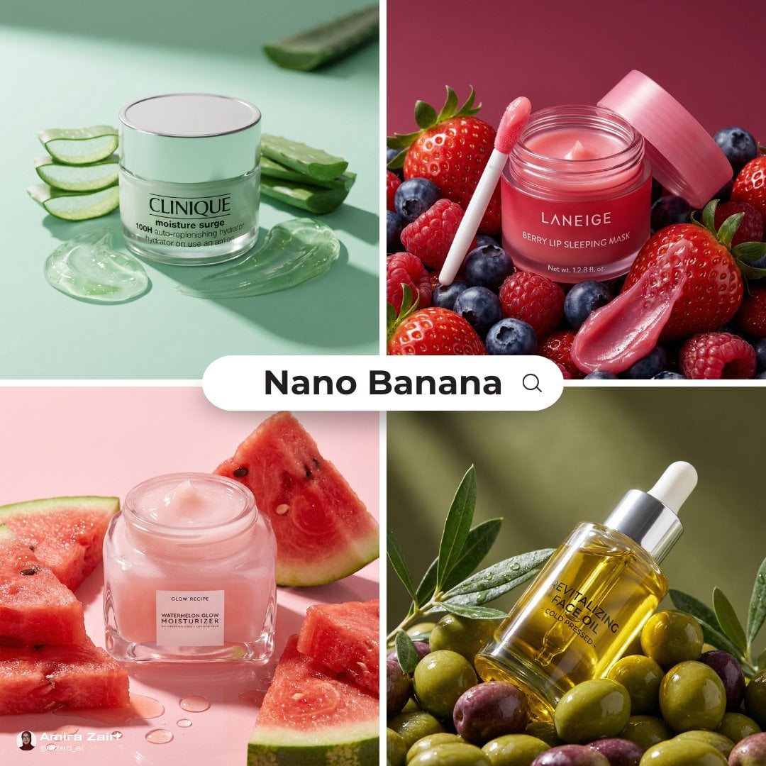premium skincare ad the