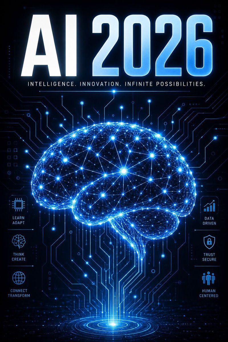 2026 年未来感 AI 科技海报