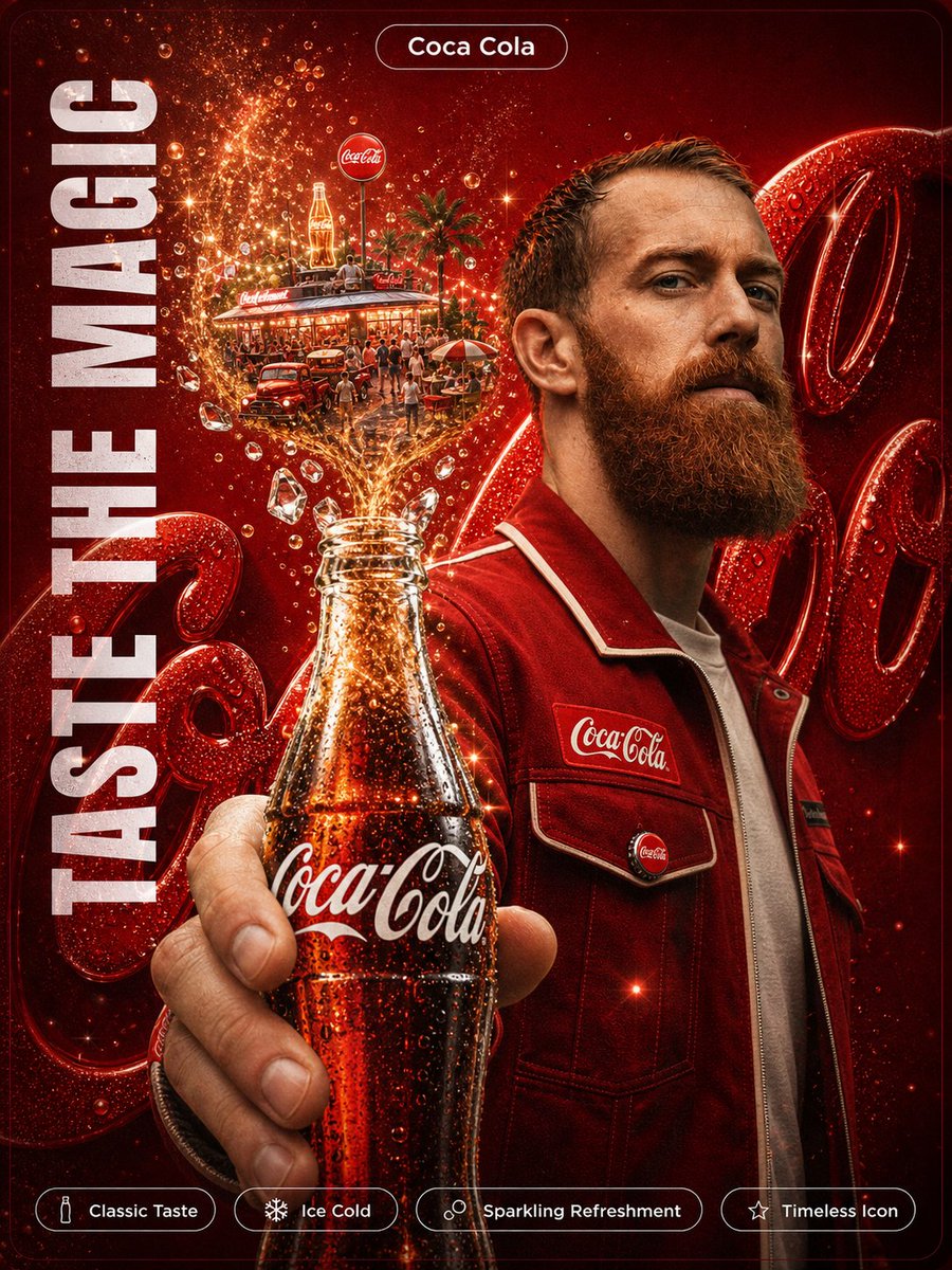 Coca Cola Magic Poster