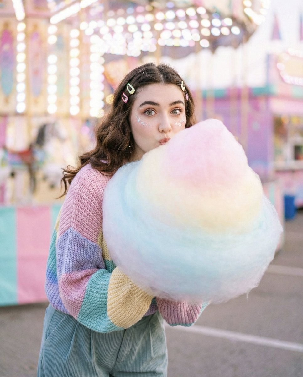 Cozy Sweet 棉花糖主题编辑肖像