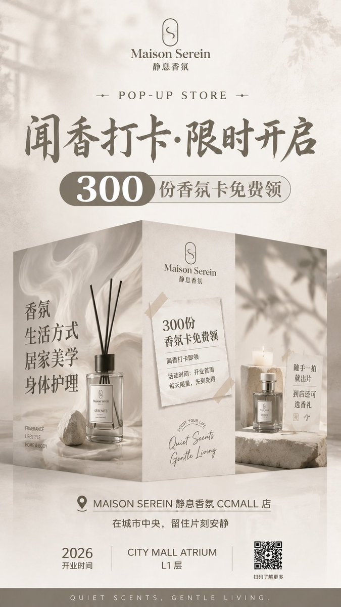 Fragrance Popup Poster