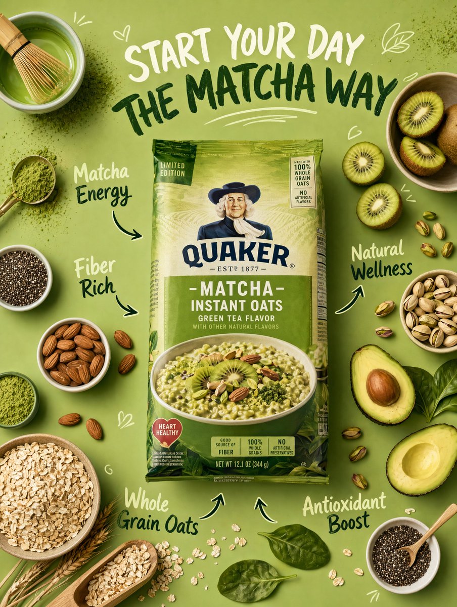 Healthy Breakfast Advertising Flatlay