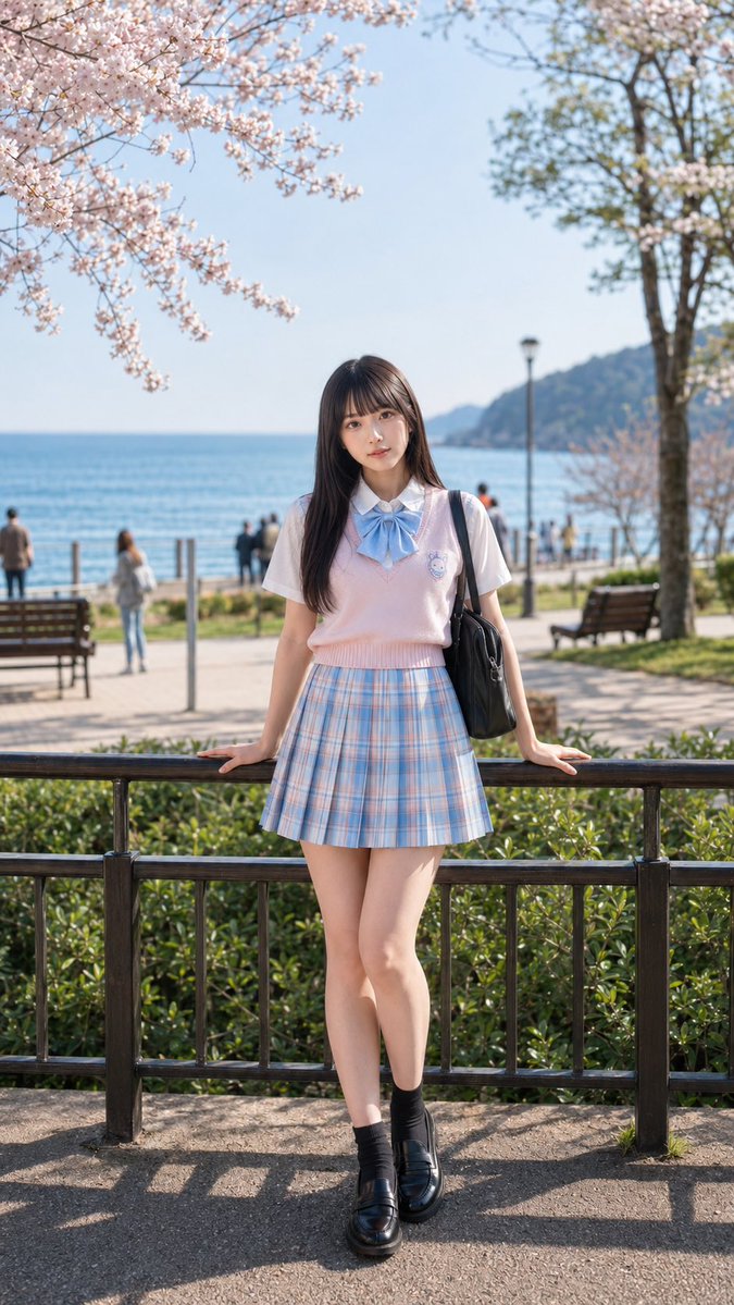 Japanese Spring Cherry Blossom Portrait