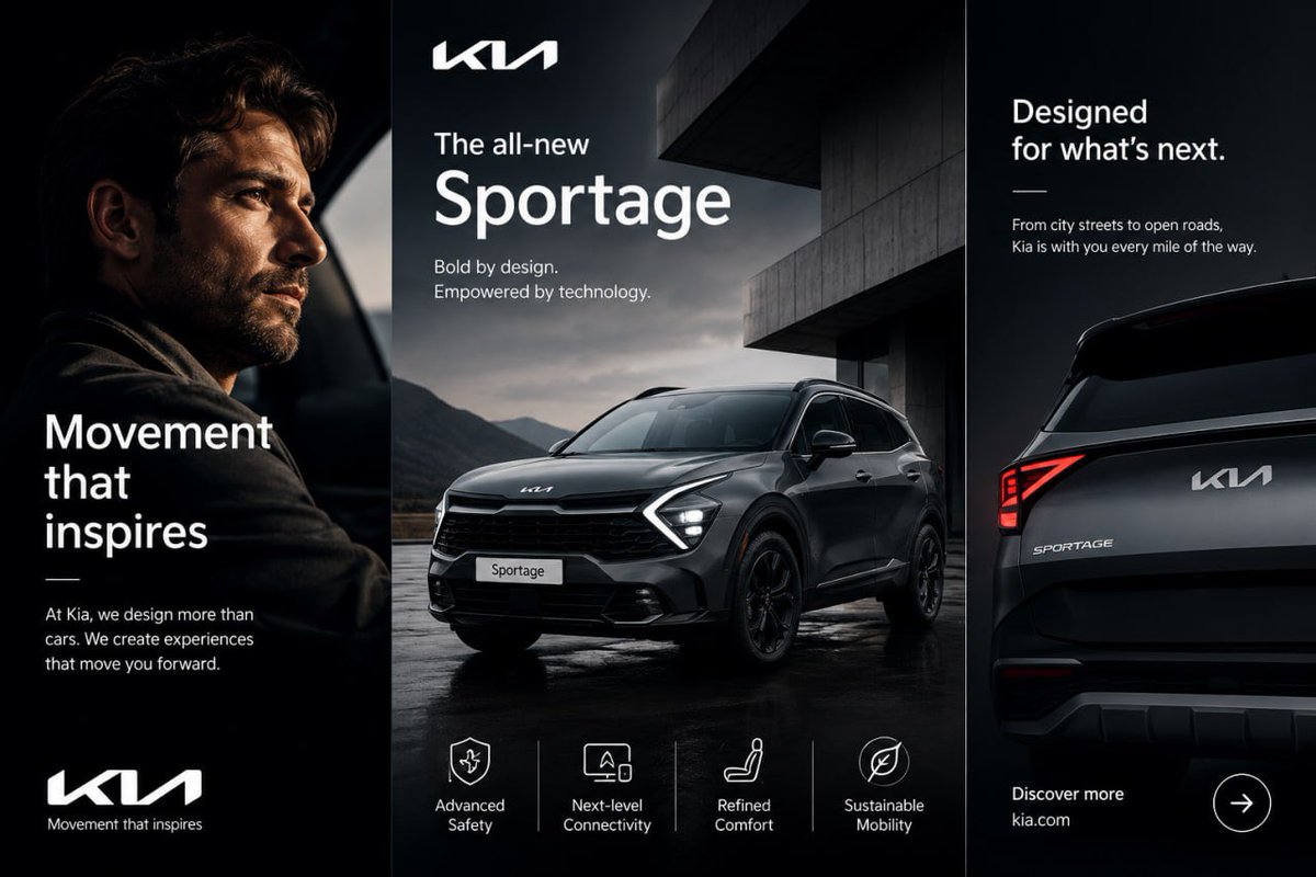 Kia Sportage Ad Layout