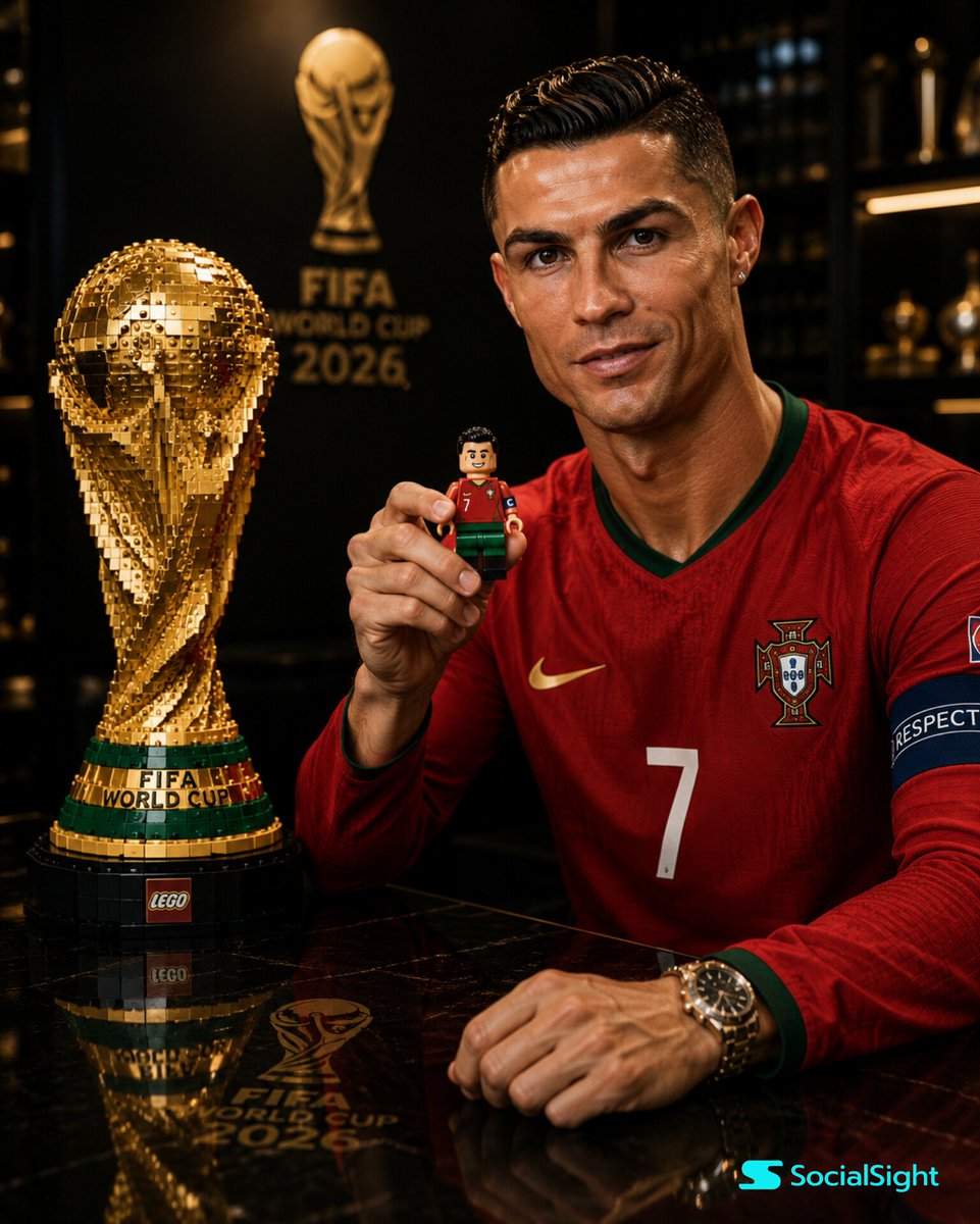 Lionel Messi 乐高肖像