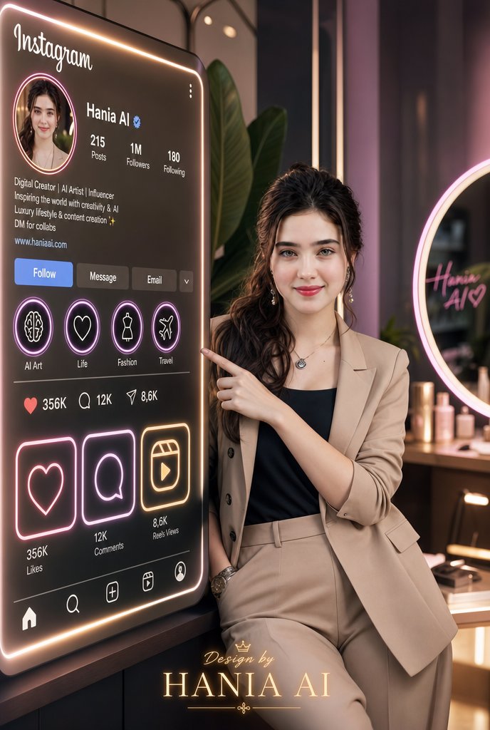 Luxury Instagram Profile Poster