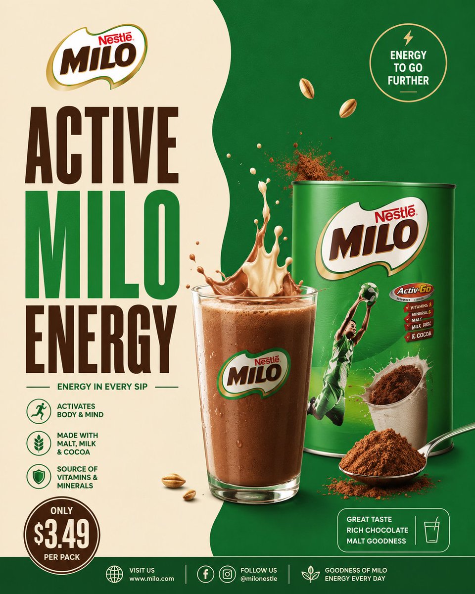 Milo Cocoa Poster