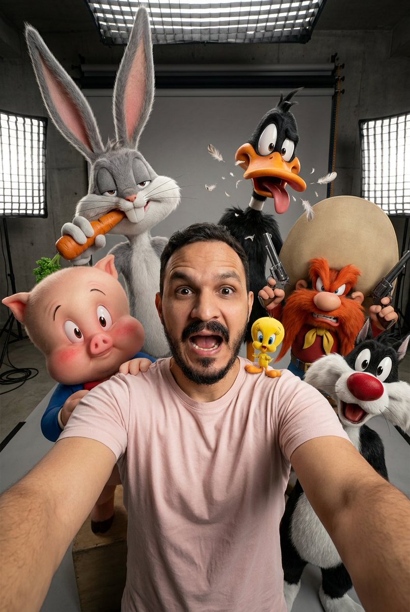 Realistic Looney Tunes Selfie