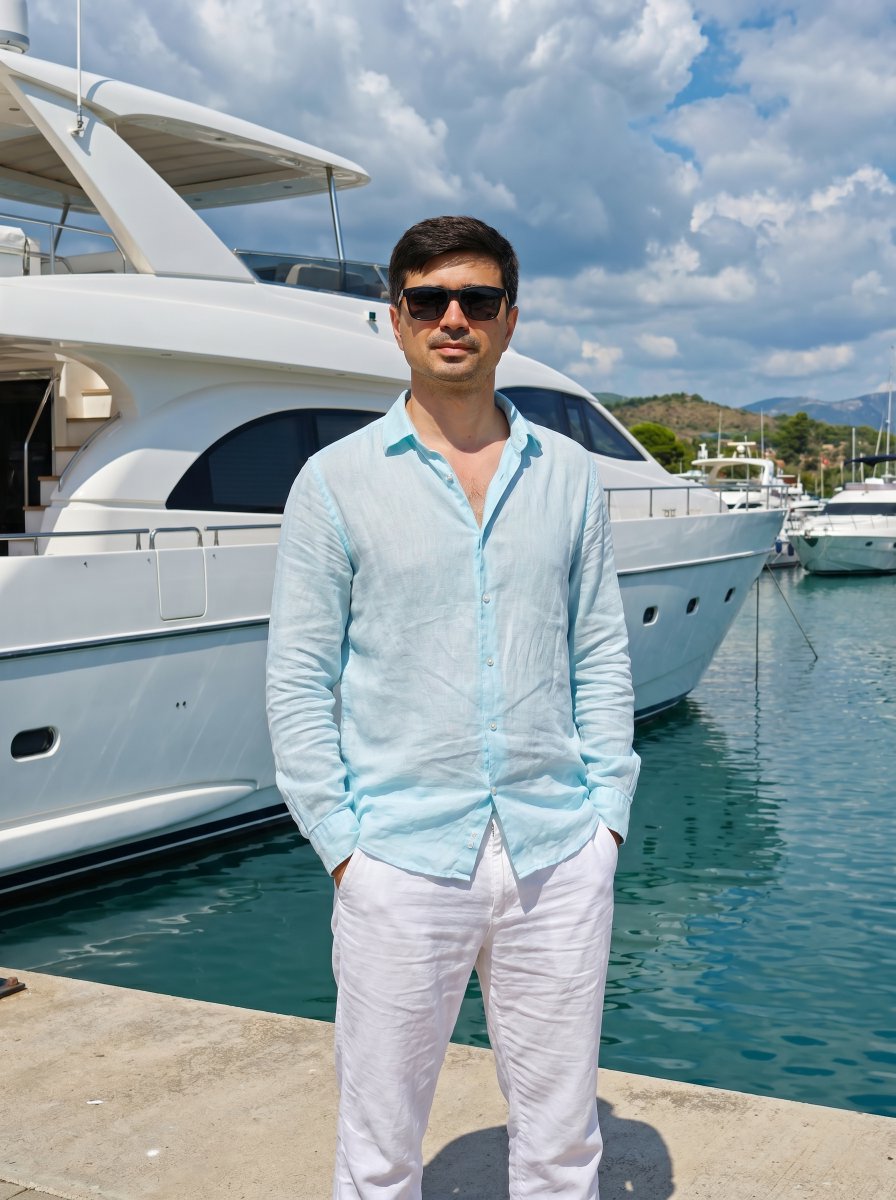 Aspirational Marina Yacht Portrait