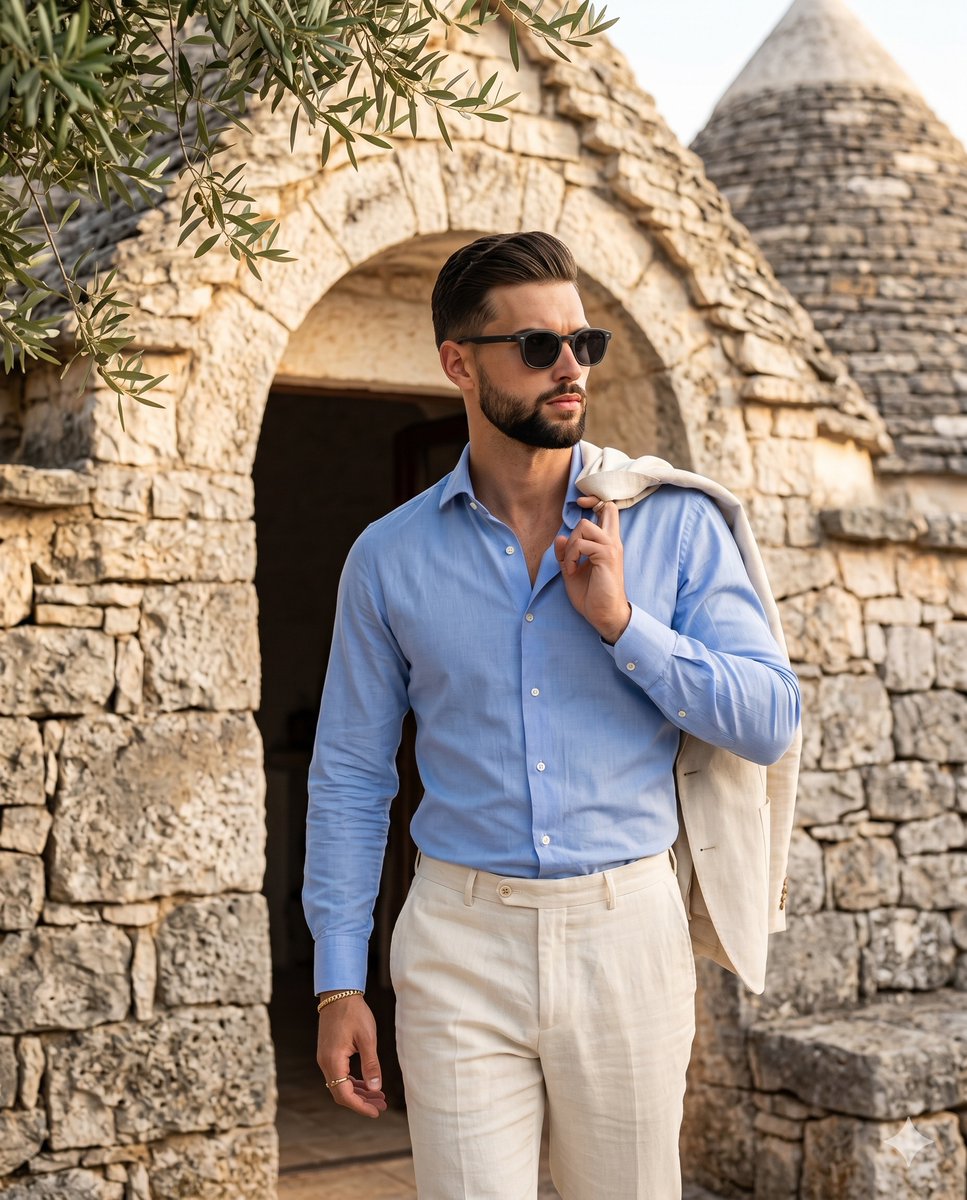 Mediterranean Summer Lifestyle Portrait