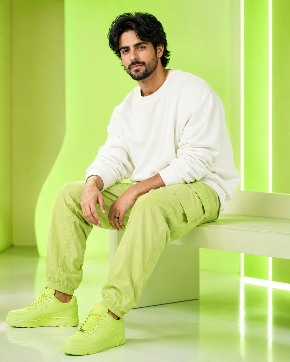 Minimalist Indian Male Streetwear