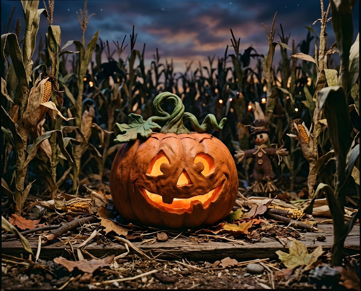 Whimsical Jack-O-Lantern Pumpkin