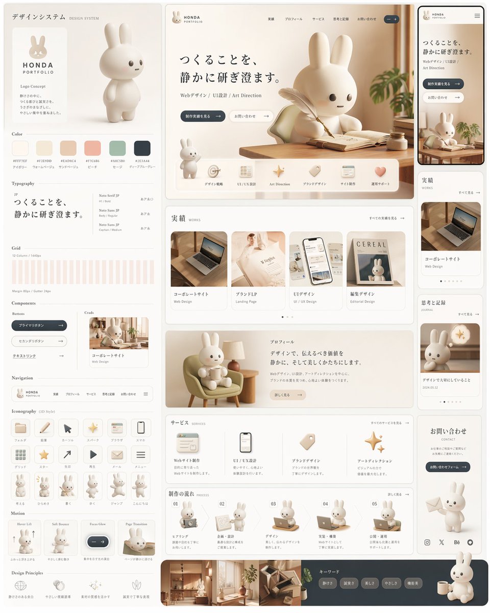 Rabbit Design System Board