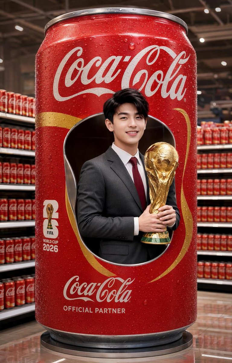 Supermarket Beverage Advertisement