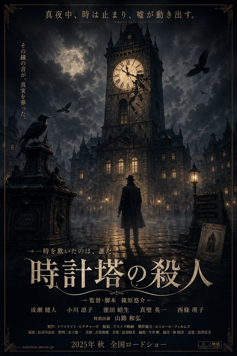 哥特悬疑电影海报