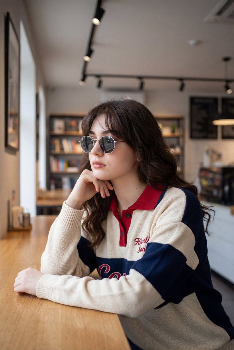 详细的室内生活方式肖像提示