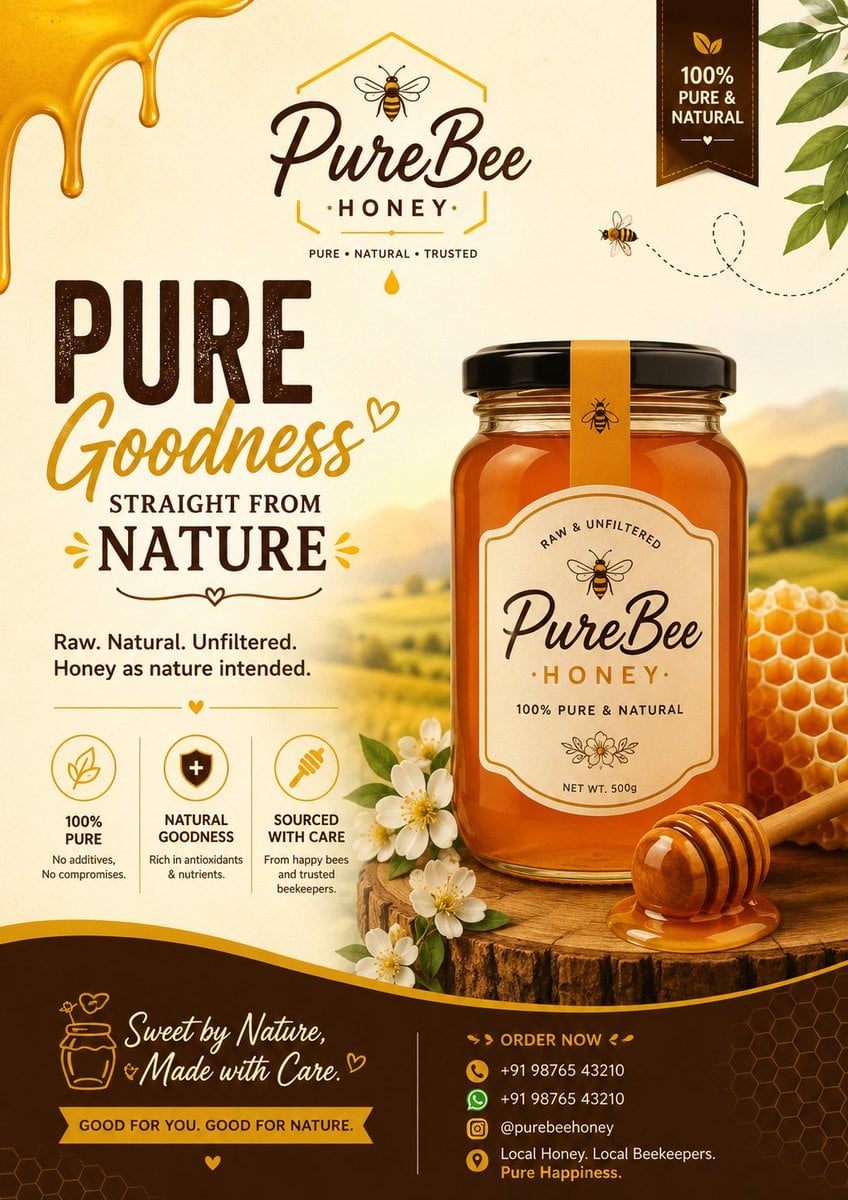 Create a premium, photorealistic advertising poster for a...