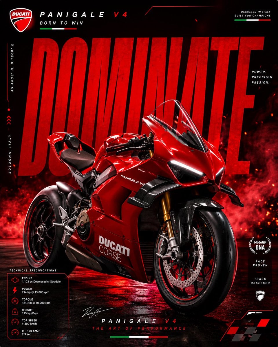 Ducati Panigale V4 – Red Inferno
