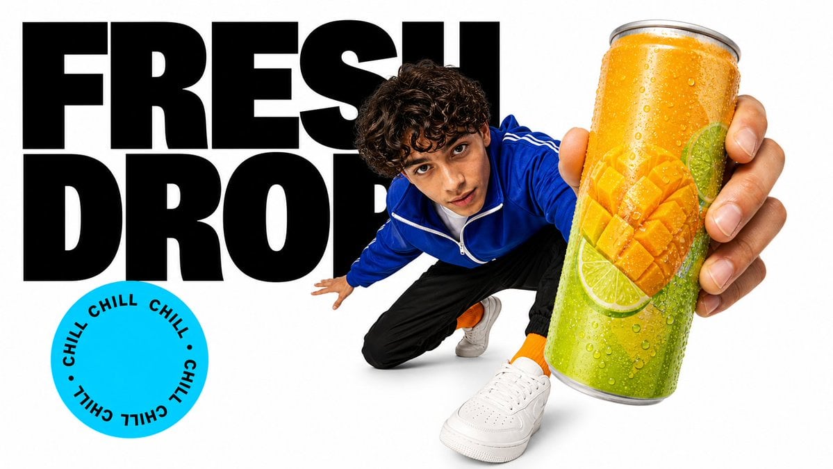 2-word title FRESH DROP