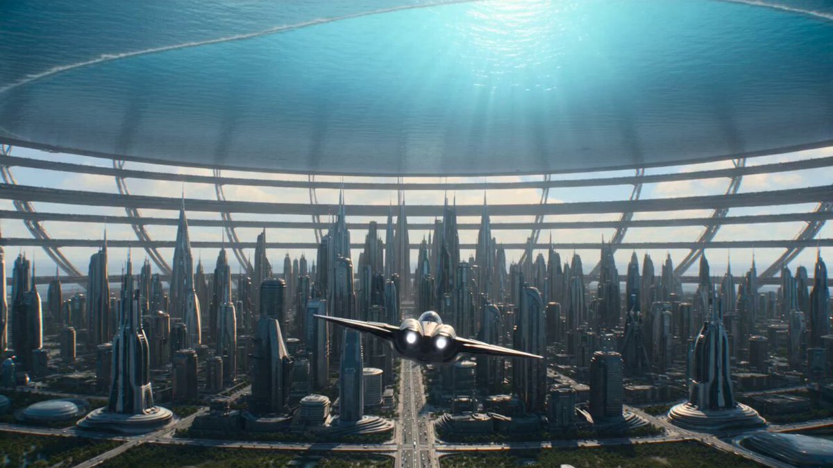 Space Habitat Ocean Flood