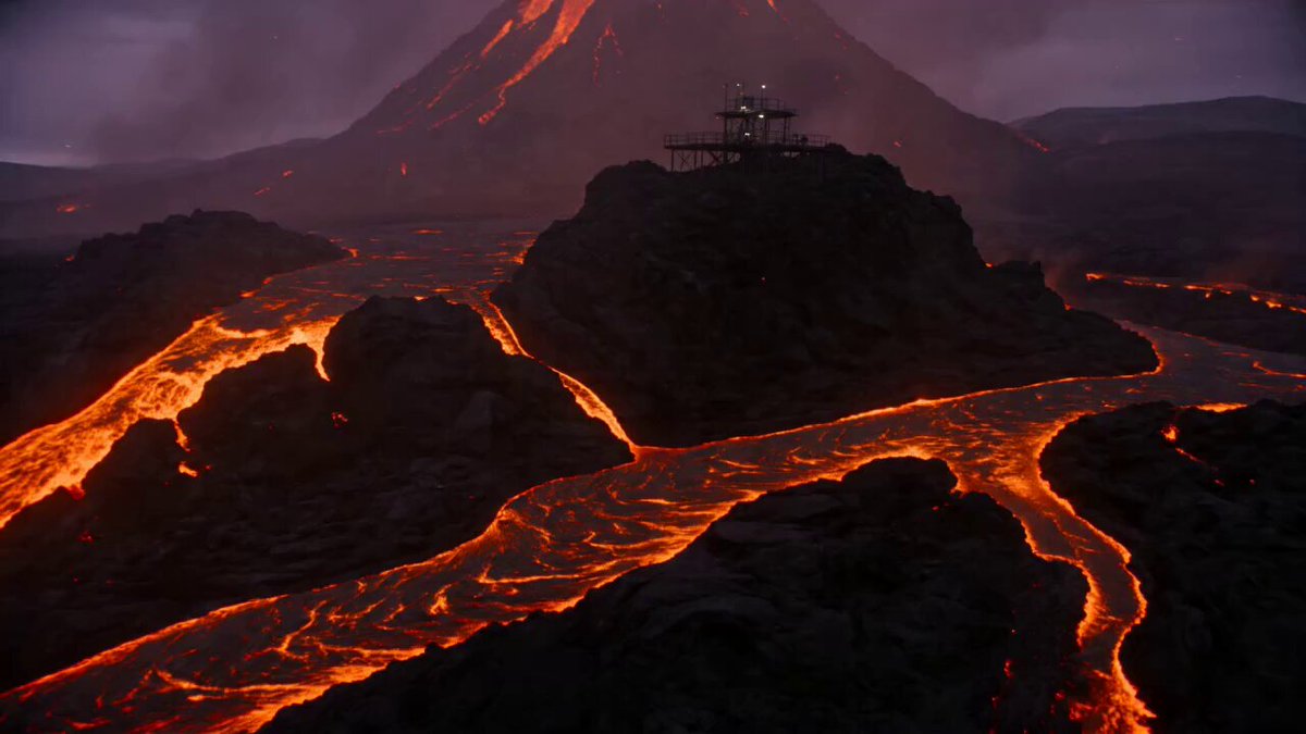 Volcano Observatory Disaster Scene